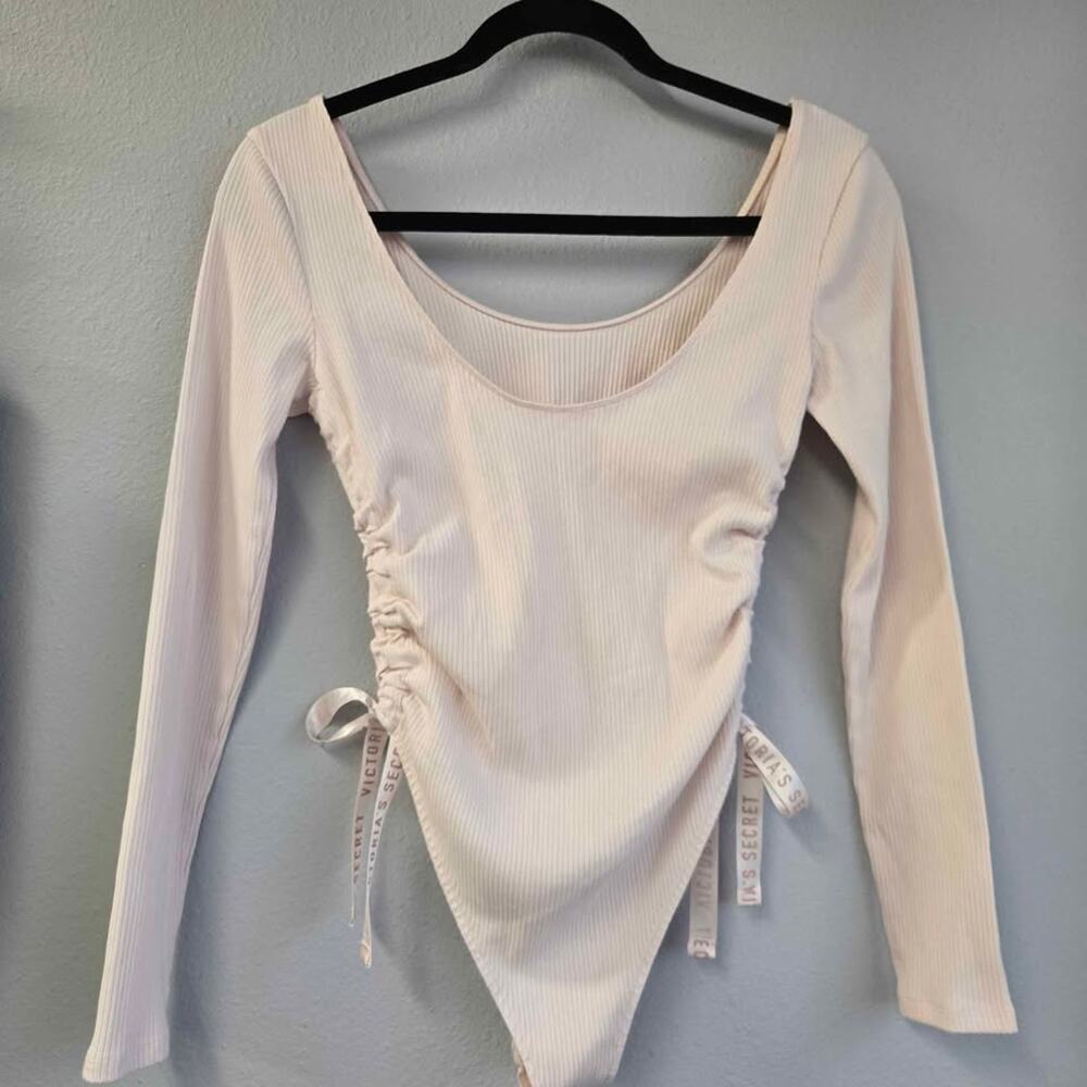Victoria's Secret Ribbed Ruched Side Bodysuit‎ - Picture 5 of 6